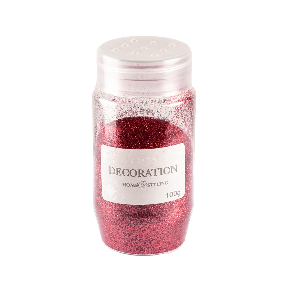 Glitter pudelis 130g punane