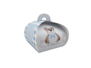 Kinkekarp 55 x 55 x 50mm Tortina sinine