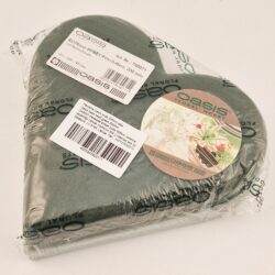 Oasis lilleseade brikett süda 200mm roheline