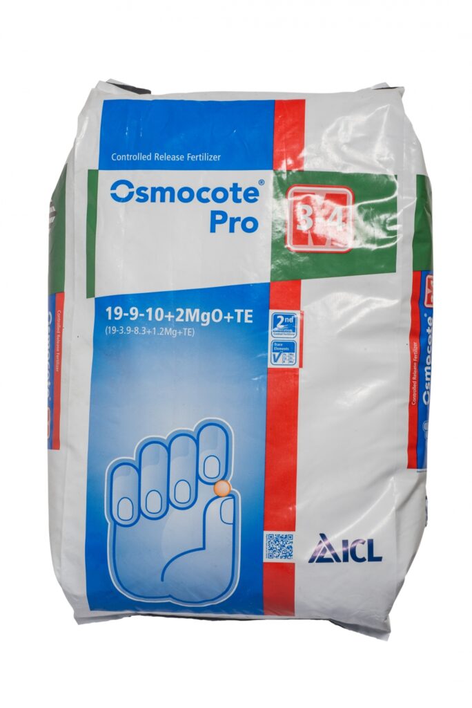 Väetis Osmocote PRO 19-9-10+2MgO+te / 3-4k 25kg