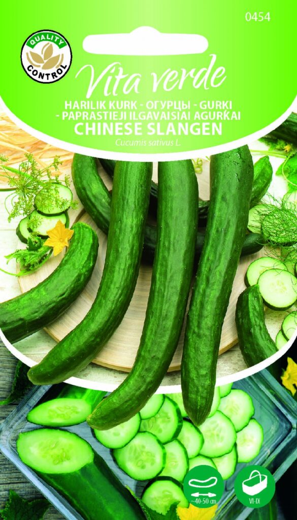 Kurk Chinese Slangen pikk Cucumis sativus L.