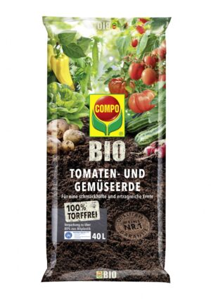 BIO tomati- ja köögiviljamuld Compo 40L BIO tomati- ja köögiviljamuld Compo 40L