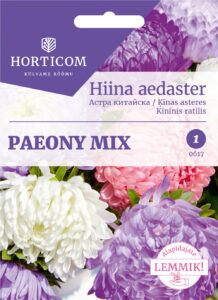 Hiina aedaster Paeony mix 1g 1
