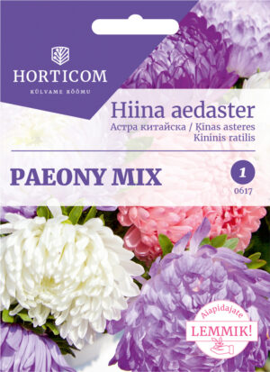 Hiina aedaster Paeony mix 1g 1 Hiina aedaster Paeony mix 1g 1