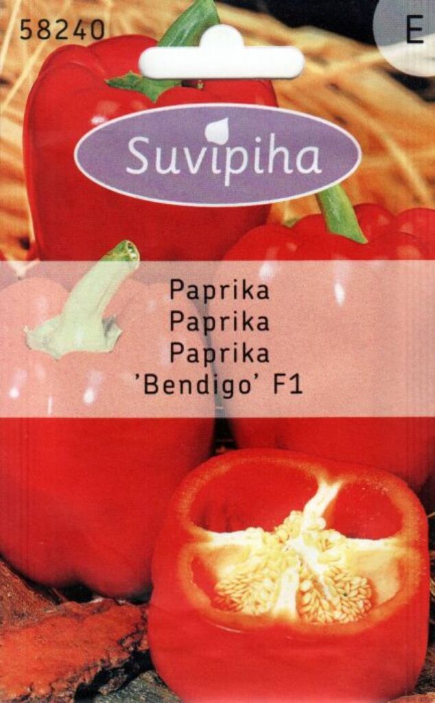 Paprika Bendigo F1 punane 6s E