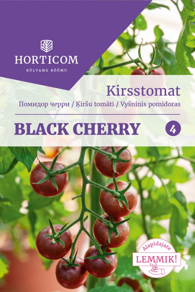 Kirsstomat Black Cherry 30 seemet 4