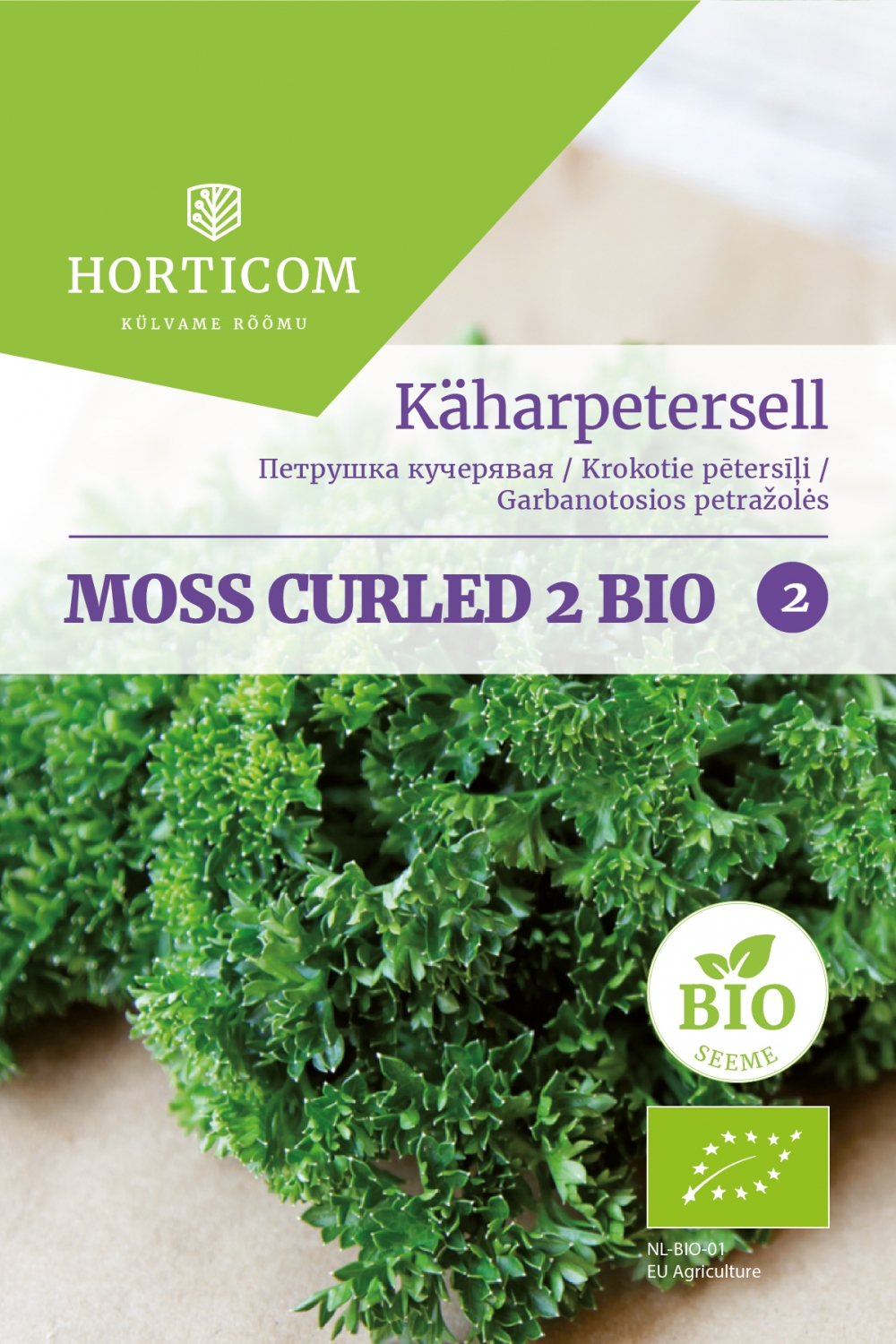 Käharpetersell Moss Curled 2 BIO 2g 2