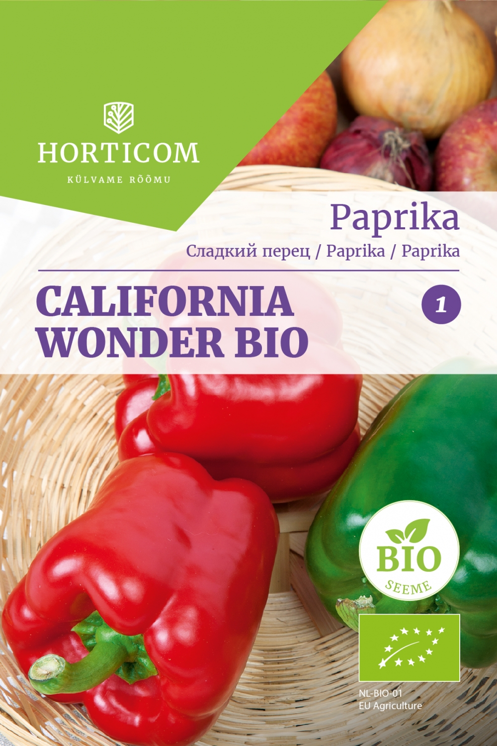 Paprika California Wonder BIO 1g 1