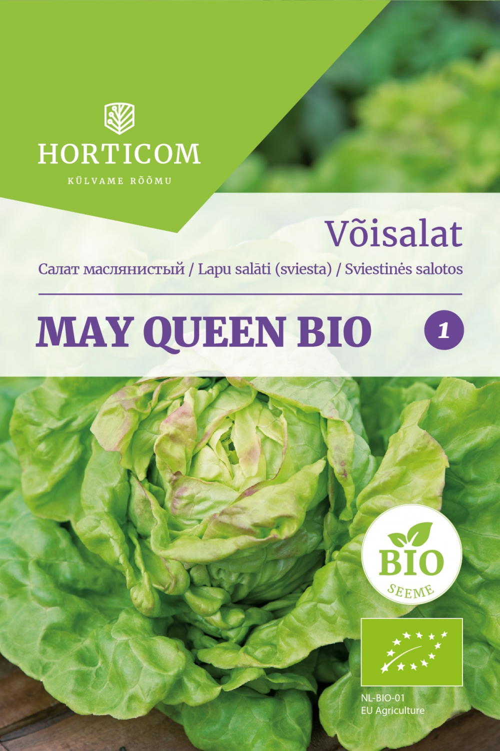 Salat (võisalat) May Queen BIO 1g 1
