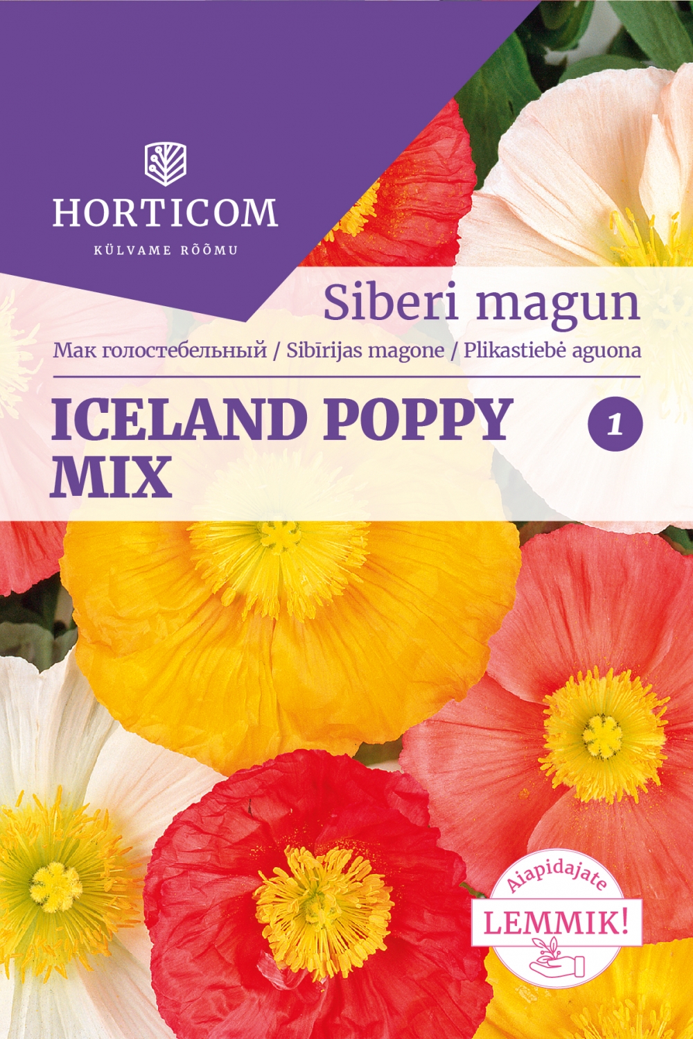 Siberi magun Iceland Poppy Mix 0,25g 1