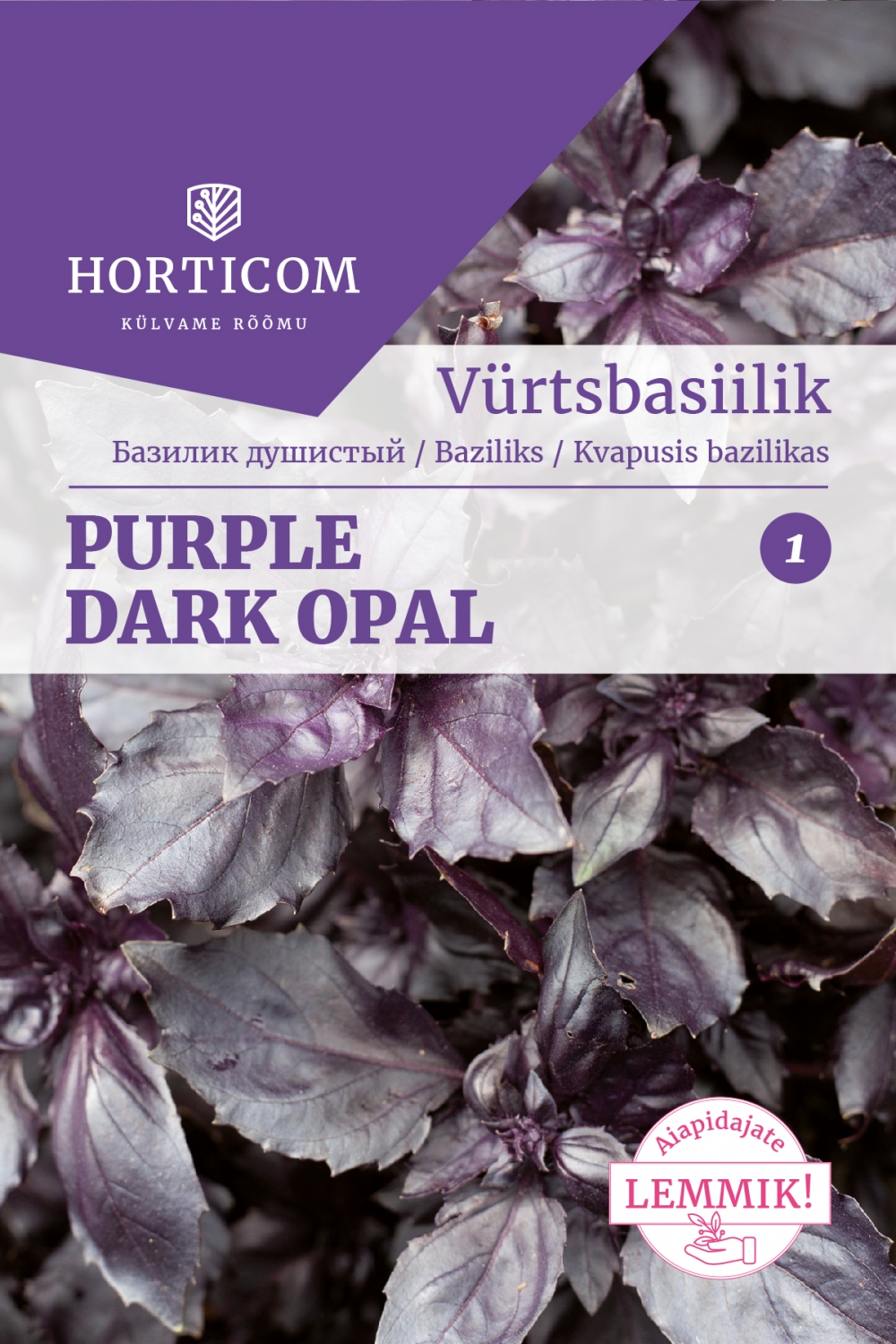 Basiilik Purple Dark Opal 1g 1
