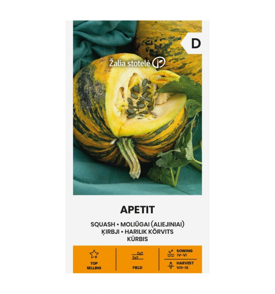 Kõrvits Apetit - Cucurbita pepo L.