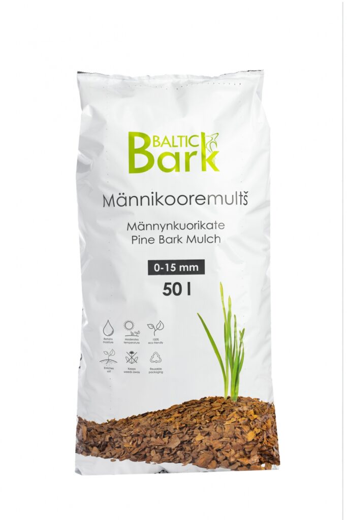 Dekoratiivne männikooremultš  0-15mm 50L