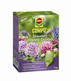 Pikaajaline väetis püsikutele Compo 6-kuud 2kg Pikaajaline väetis püsikutele Compo 6-kuud 2kg