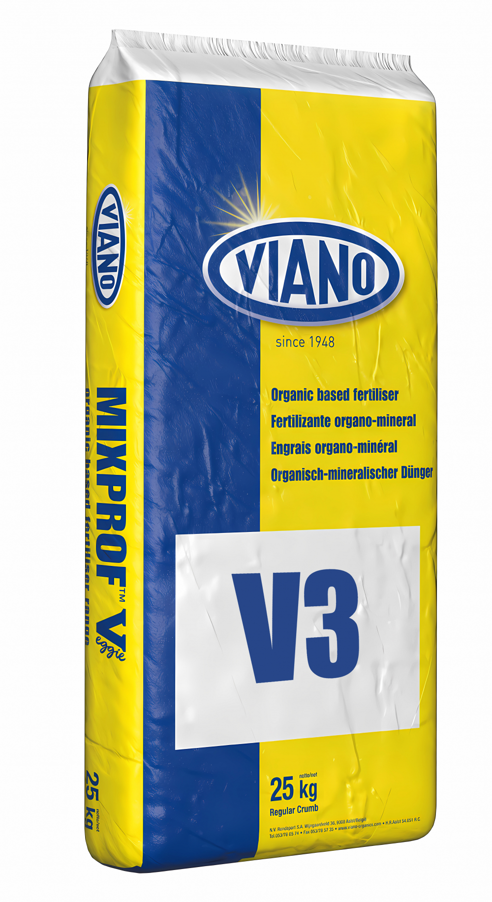 Väetis MixProf V3 10-3-15(+2) / 3-4 kuud Viano 25kg Väetis MixProf V3 10-3-15(+2) / 3-4 kuud Viano 25kg