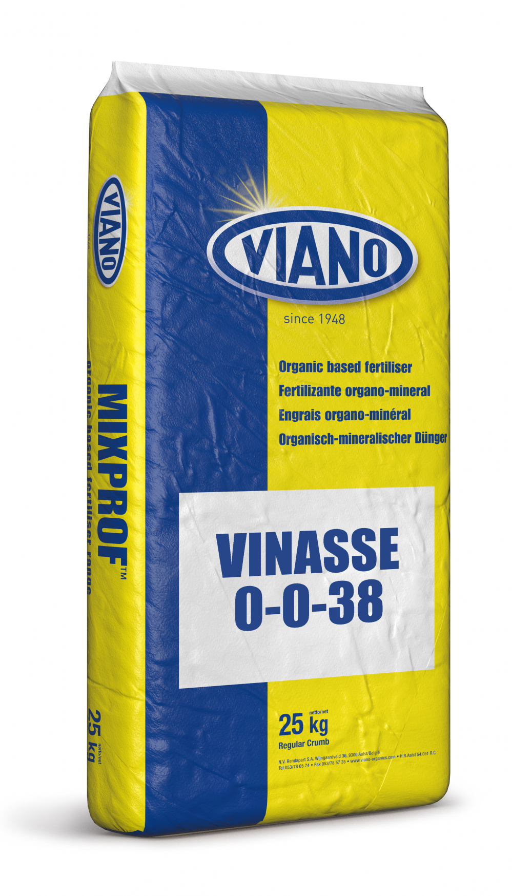 BIO Kaaliumväetis Vinasse extract 0-0-38 % K2O Viano 25kg BIO Kaaliumväetis Vinasse extract 0-0-38 % K2O Viano 25kg