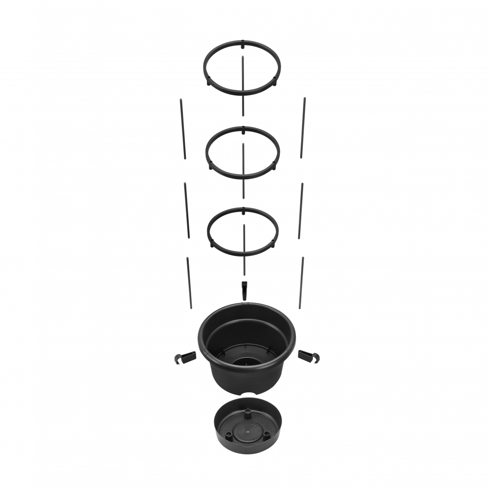 Tomatiistutuspott Elho d 33 x 25,9cm 10L must Tomatiistutuspott Elho d 33 x 25,9cm 10L must