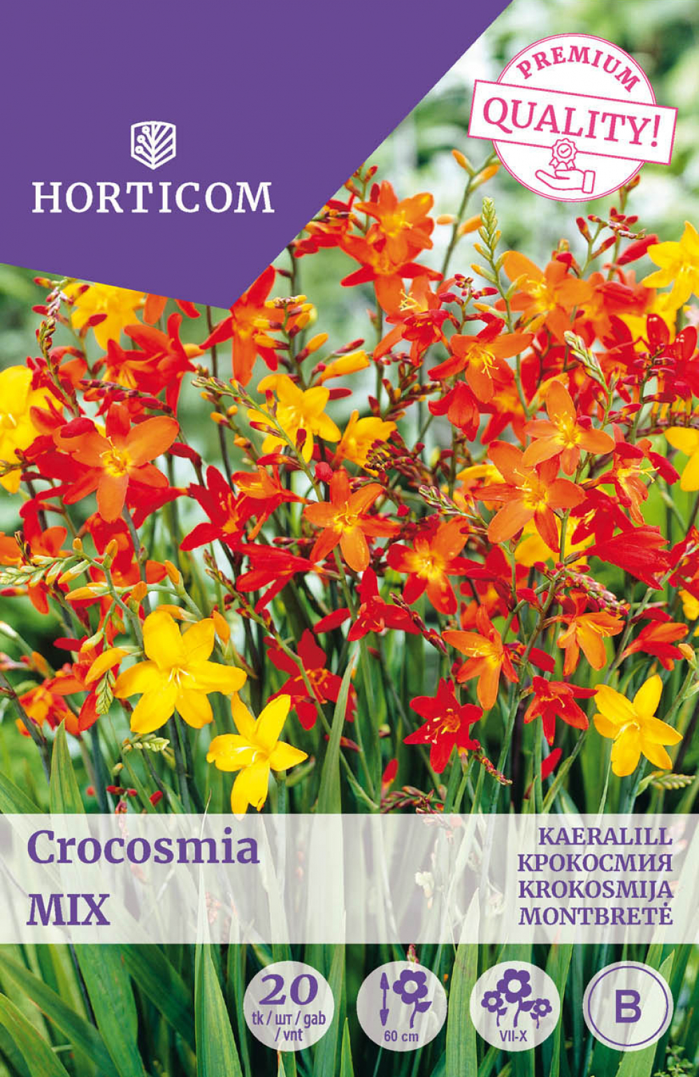 Kaeralill Crocosmia Mix 20tk B