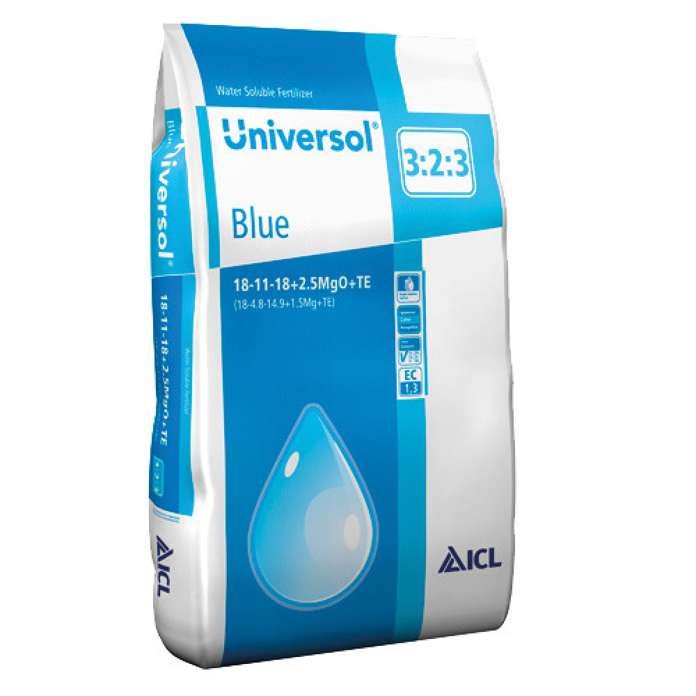 Väetis Universol Blue NPK 18-11-18+2,5MgO+me 25kg