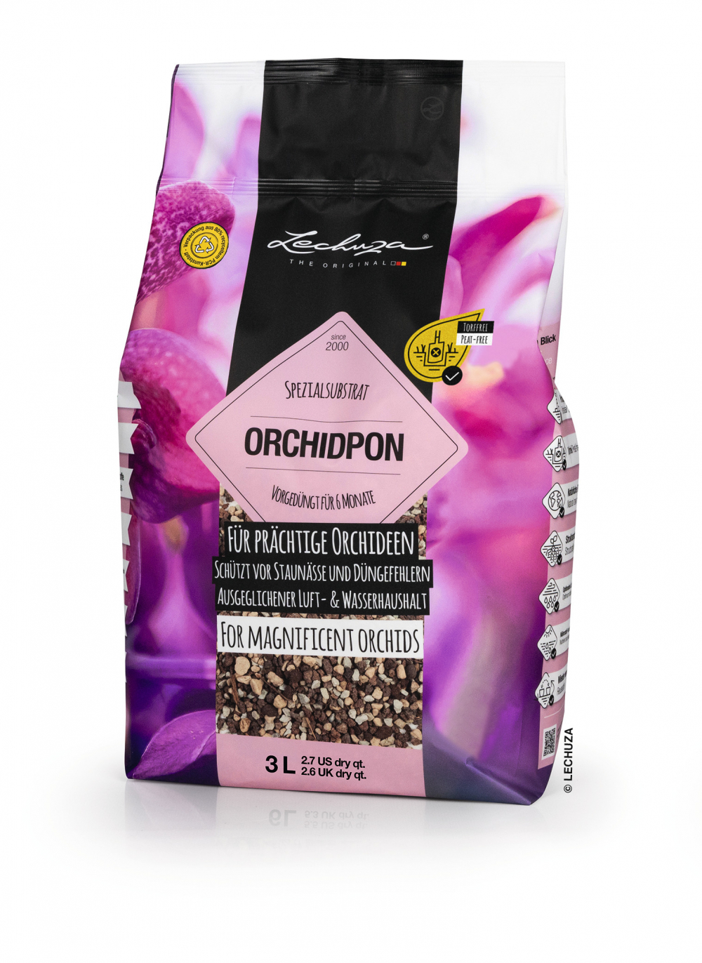 Istutusgraanulid Lechuza Orchidpon orhideedele 3L Istutusgraanulid Lechuza Orchidpon orhideedele 3L