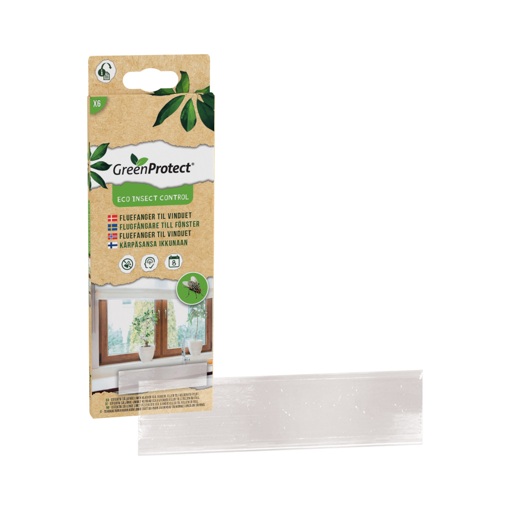 Kärbsepaber aknale läbipaistev Green Protect 6tk/pakis Kärbsepaber aknale läbipaistev Green Protect 6tk/pakis